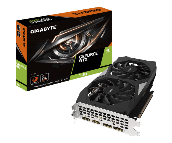 כרטיס מסך GIGABYTE GV-N1660OC-6GD GTX1660