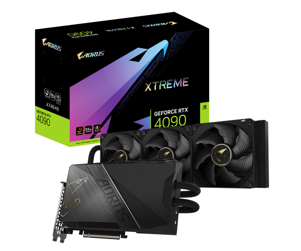 כרטיס מסך קירור נוזלי Aorus RTX 4090 Xtreme Waterforce 24GB