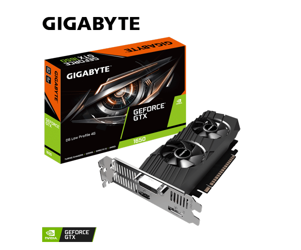 כ. מסך GIGABYTE GTX 1650 OC Low profile 4GB GDDR5 128bit rev1.0