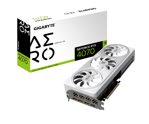 כרטיס מסך Gigabyte 4070 AERO OC 12GB 192Bit GDDR6X