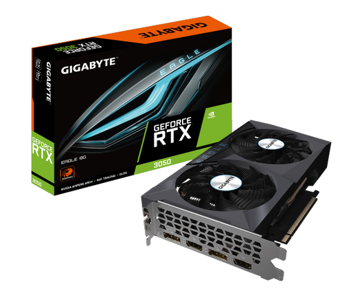 כרטיס מסך Gigabyte RTX 3050 EAGLE 8GB 1.0 PCIE 4.0