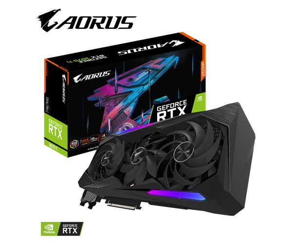 כרטיס מסך Gigabyte RTX3070 Ti AORUS MASTER PCIEX16 4.0 8GB