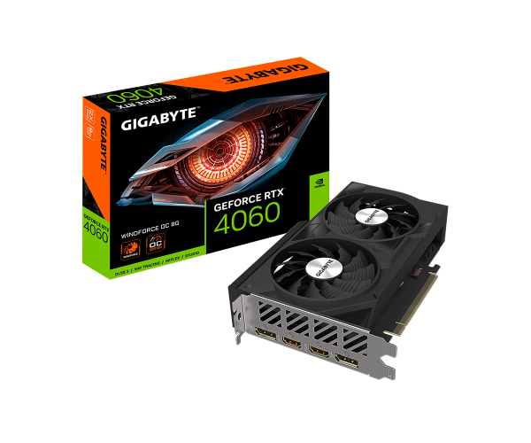 כרטיס מסך Gigabyte RTX 4060 EAGLE OC 8GB DP HDMI