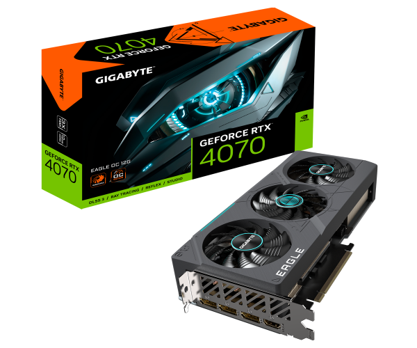 כרטיס מסך Gigabyte RTX 4070 EAGLE OC 12GB